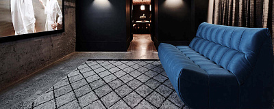 Дизайн домашнего кинотеатра-4, Бескаркасный большой диван ДеИтали на заказ